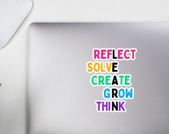 Learn Sticker, Teacher Decal, Classroom Stickers