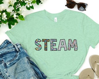 STEAM Doodle Tshirt, Teacher Tee, Teacher Shirt