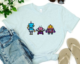 Robot Teacher T-Shirt, Computer Science Tee technology STEM STEAM