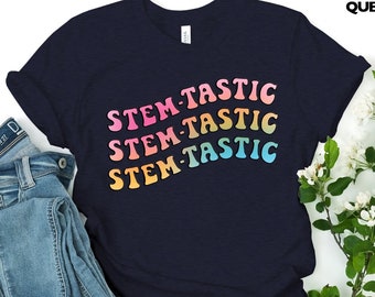 Groovy STEM-Tastic Teacher T-Shirt classroom STEAM