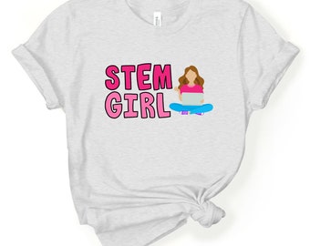 STEM Girl T-Shirt, Science Teacher Tee