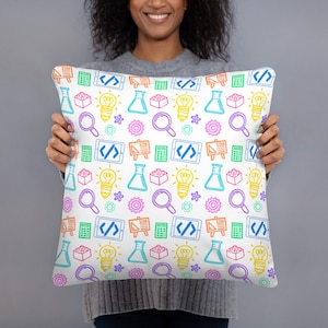 STEM Classroom Decor, Classroom Pillow, Classroom Decor