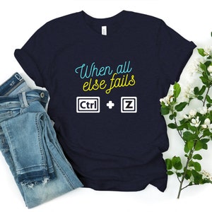 Undo Tshirt, Computer Teacher Tee, Technology Tshirt