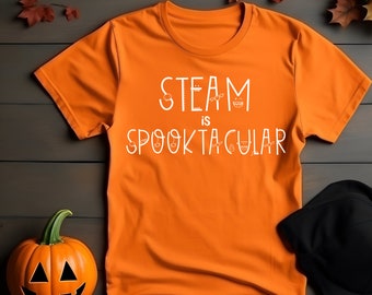 Halloween Teacher STEAM T-shirt, Spooktacular Science Tee stem