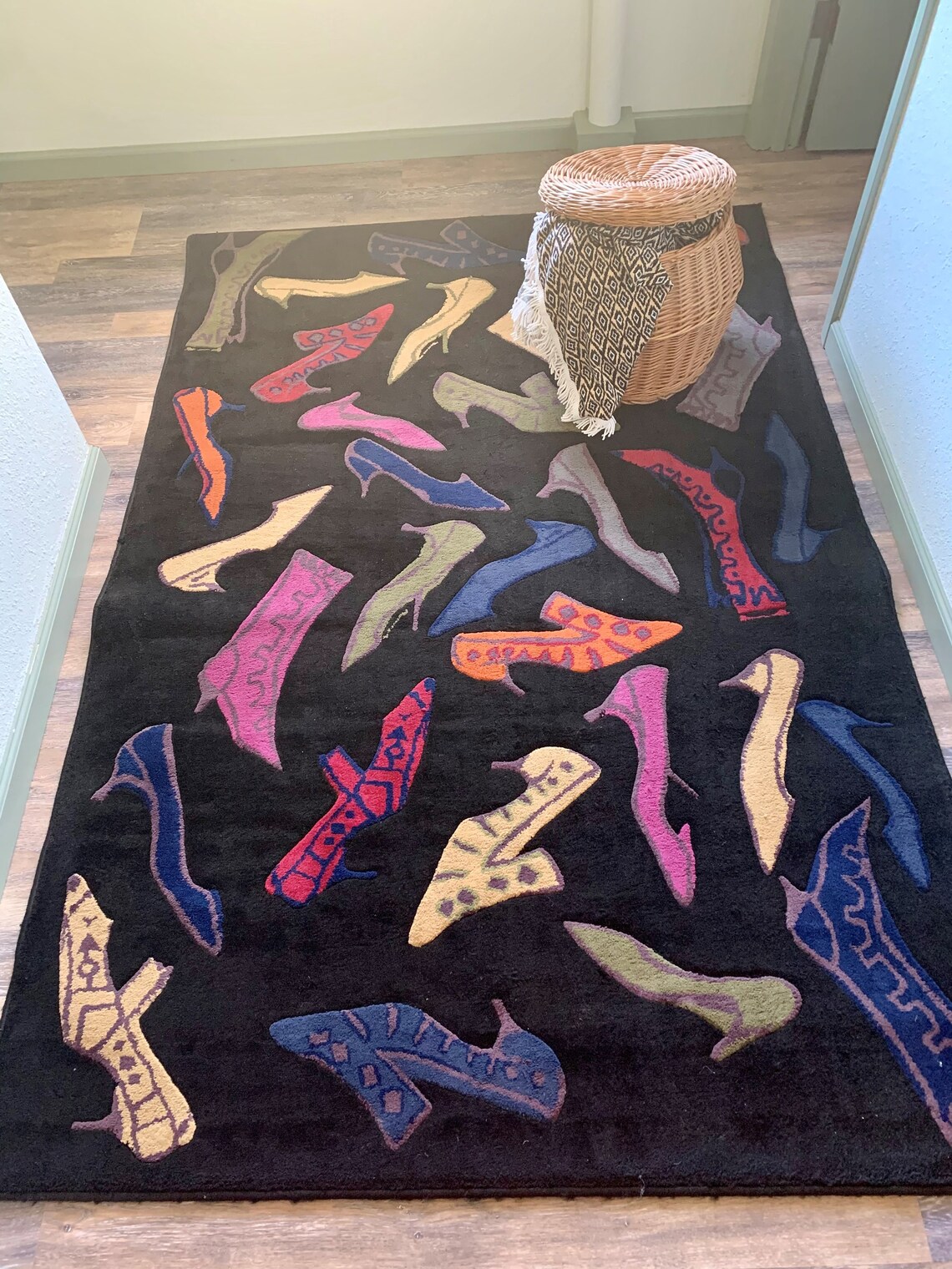 Limited Edition Andy Warhol Shoes Galore Area Rug Etsy