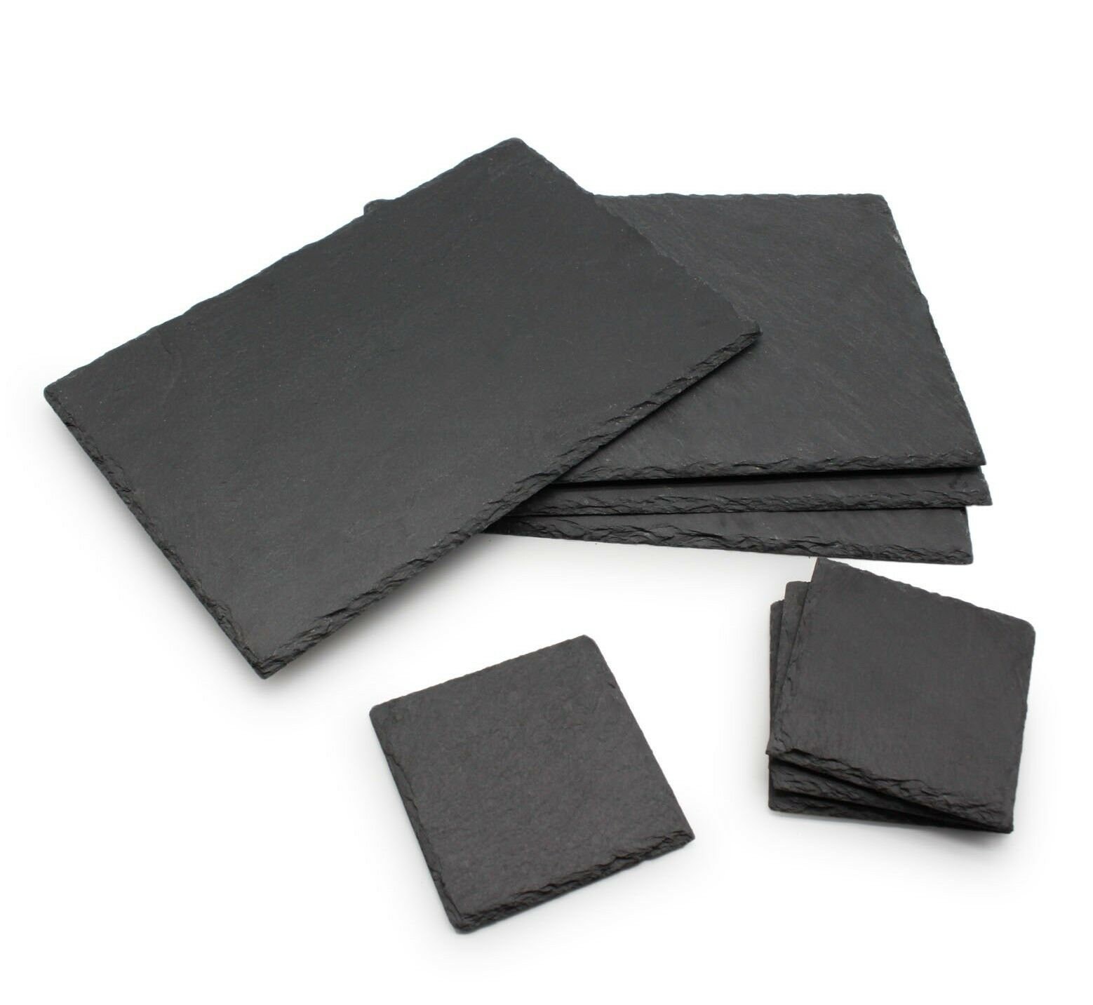 Placemats and Coasters Dining Table Serving Set Natural Slate Etsy UK