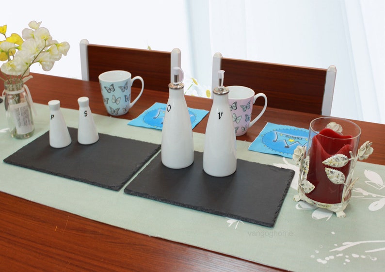 Placemats and Coasters Dining Table Serving Set Personalised Etsy