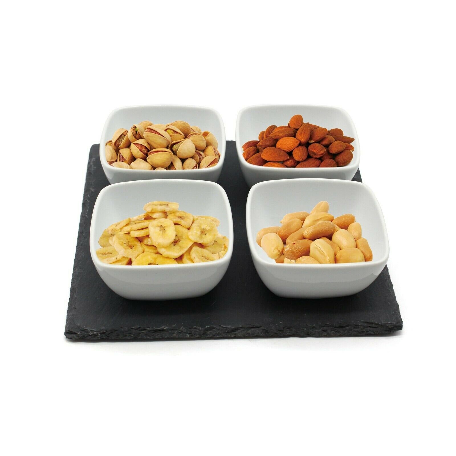 Slate Snack Dips Nibbles Bowls Tray Ceramic Appetizer Tapas Etsy