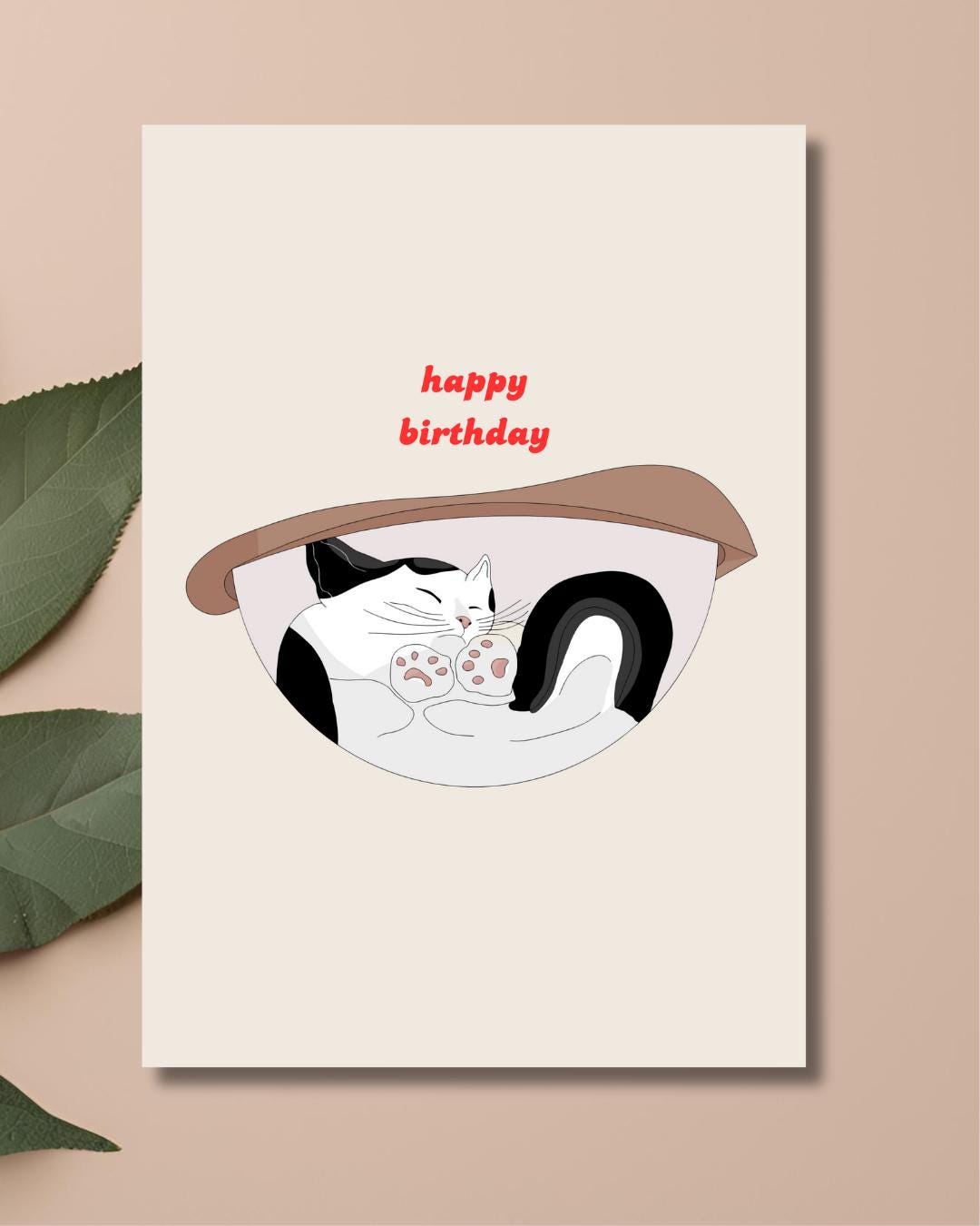 Cat Birthday Card | Professional Print | Cat Lover Birthday Card, Cat Themed Birthday Card, Cat Card, Birthday Card for Cat Lover, Funny Cat