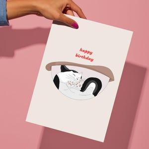 Cat Birthday Card | Professional Print | Cat Lover Birthday Card, Cat Themed Birthday Card, Cat Card, Birthday Card for Cat Lover, Funny
