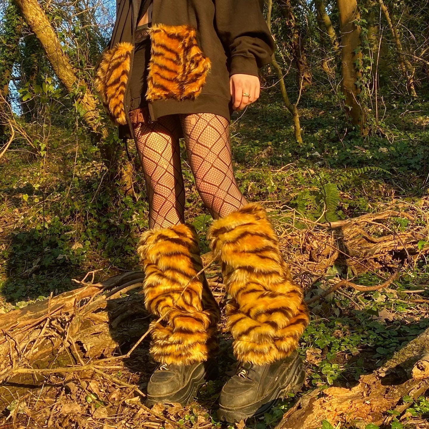 Custom Fluffy Faux Fur Leg Warmers - Etsy