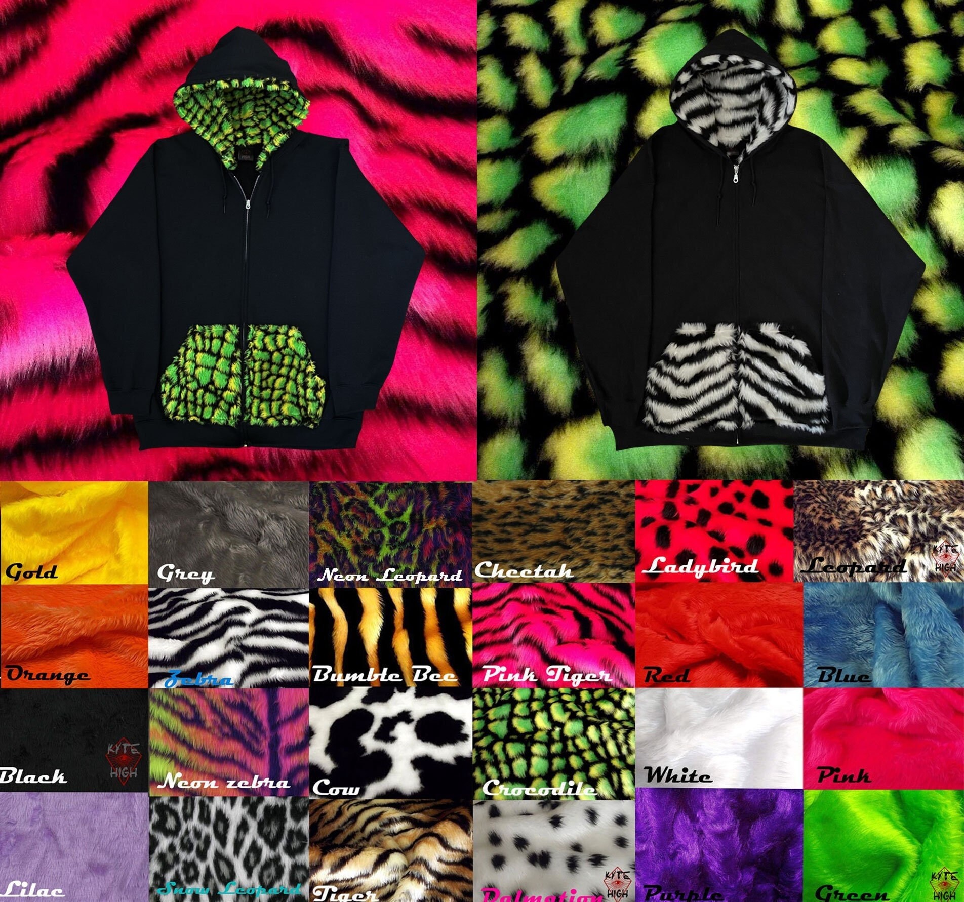 Custom Faux Fur Zip up Hoodie - Etsy Custom Faux Fur Zip up Hoodie - Etsy