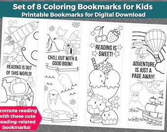 printable bookmarks etsy