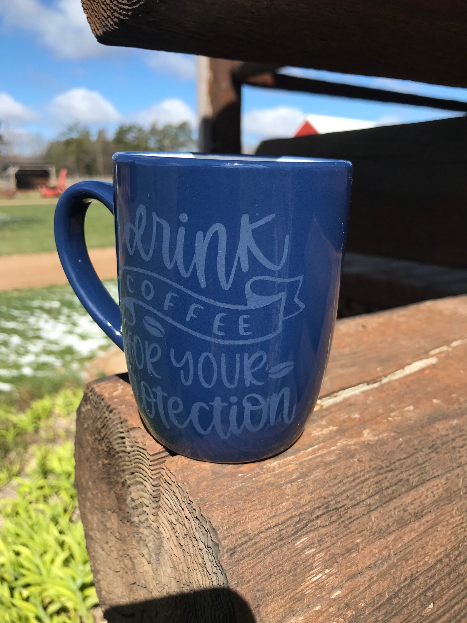 Etched Coffee Mug Etched Mug Funny Etched Coffee Mug Funny Etsy