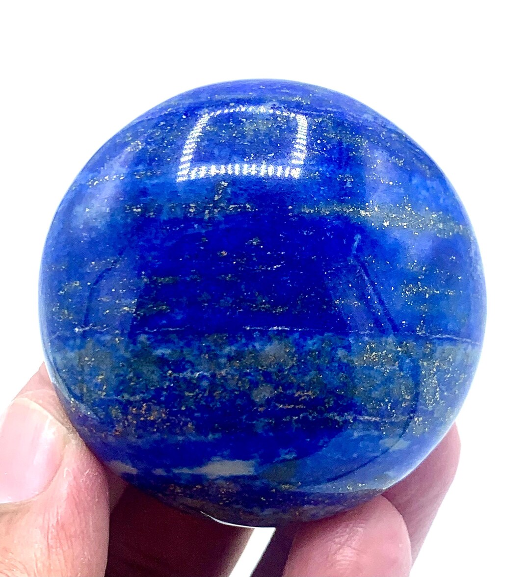 116 Gram Royal Blue Lapis Lazuli Healing Crystal Palms Stone -gemstone ...