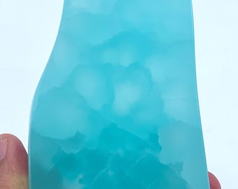 Caribbean Calcite Freeform – Real Crystal Gemstone, Collector's Piece