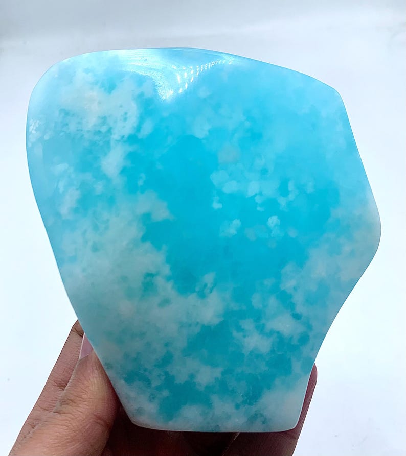 Caribbean Calcite Freeform – Real Crystal Gemstone, 732 Grams - Etsy