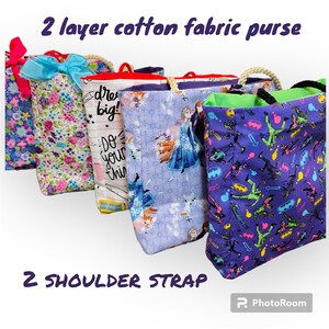 Small Cloth Book Bags Etsy UK