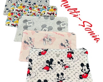Mickey Mouse-zakje met rits | Minnie Mouse-etui | Disney-etui | reisetui | Disney-zakje met rits | tas met schoolbenodigdheden | pennenzak