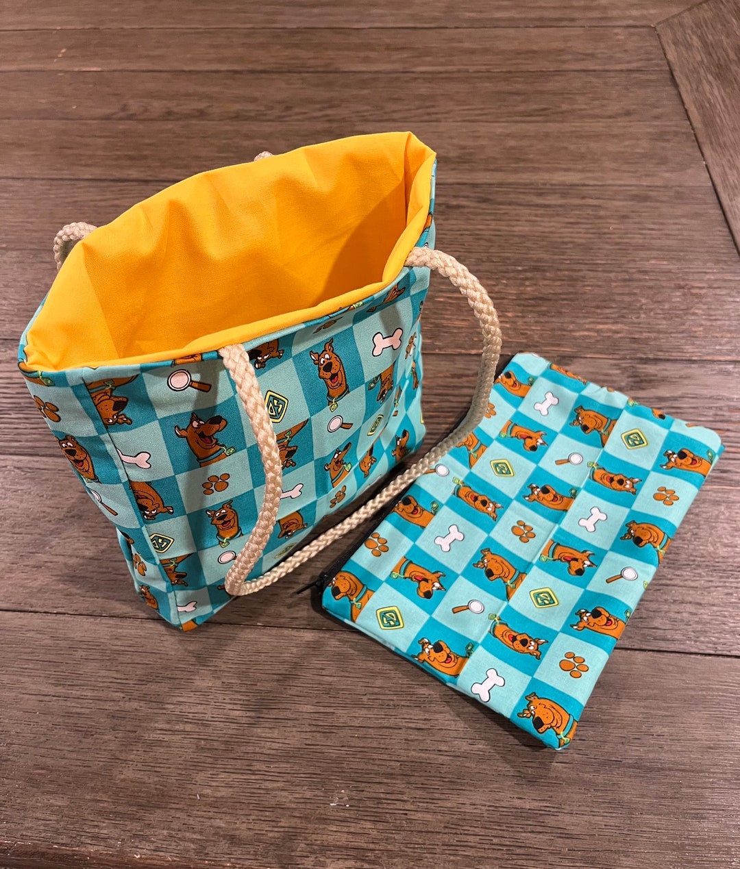 Scooby-doo Tote Purse 70ths Theme Tote Bag Scooby Bag Character Bag ...