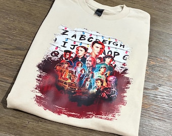 Stranger characters T-Shirt / show cast T-Shirt / stranger things cast shirt