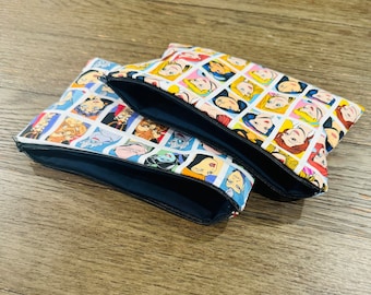Princess zipper pouch | villains pouch bag | zipper pouch bag | pencil pouch | pencil case | school supplies bag | travel pouch