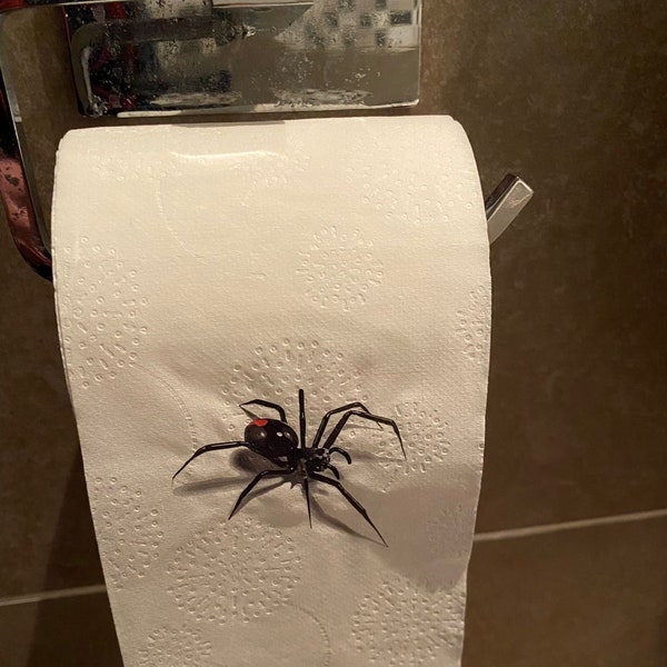 Spider Roll - Scary Toilet Roll Prank  , You might crap yourself