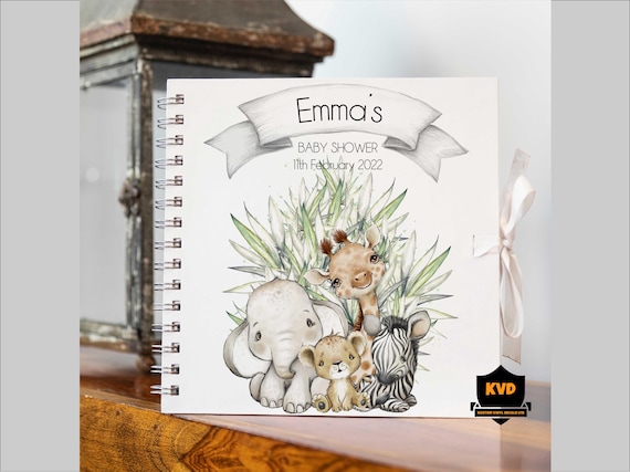 Personalised Baby Shower Guest Book, Photo Album, Memory Book