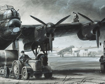 Final Preparations – Limited Edition Print by Keith Burns