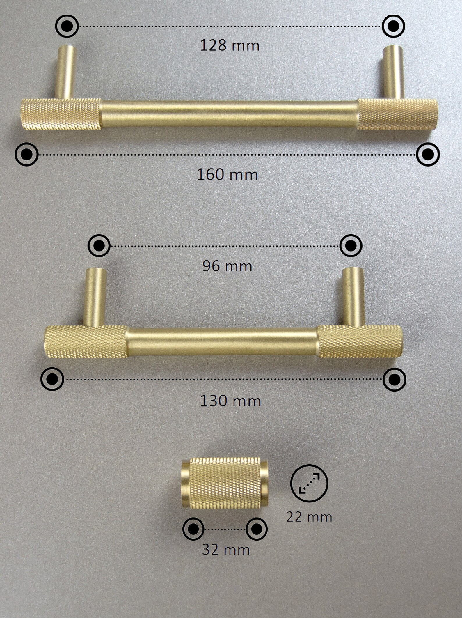 Möbelgriffe Möbelknöpfe Griffe Gold Solide Messing | Etsy