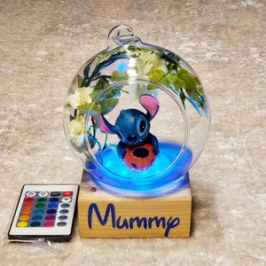 Disney Lilo & Stitch Light-Up Snow Globe Cute But Weird