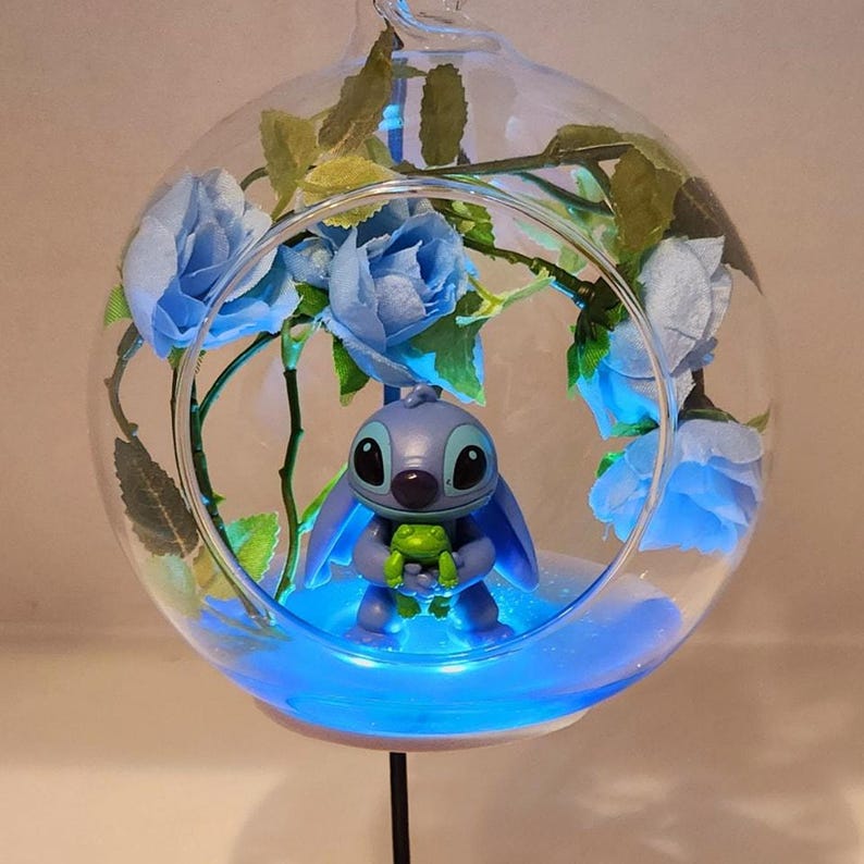 Led Lights, Hanging Bauble, Nightlights, Lilo & Stitch, Personalised