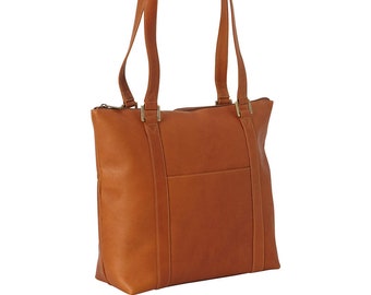 Le Donne Leather City Pocket Tote, Colombian Leather, Shoulder Bag, Gift for Her, Mother's Day Gift, Available in 5 Colors, Leather Tote
