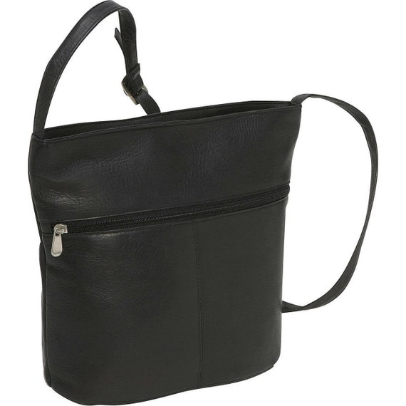 Le Donne Leather Bucket Shoulder Bag Crossbody Full Grain Etsy