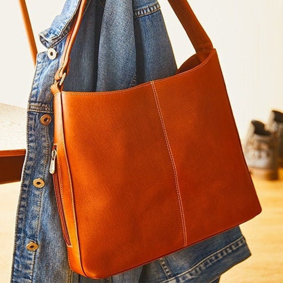 Le Donne Leather Shoulder Bag With Side Zip Pocket Bags for Woman Colombian Leather Purse Crossbody Purses and Bags Etsy Australia