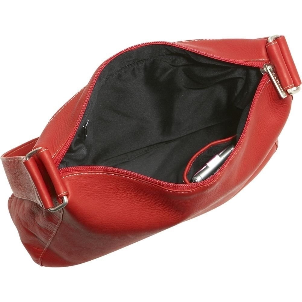 Le Donne Leather Top Zip Hobo, Colombian Leather, Leather Hobo Purse