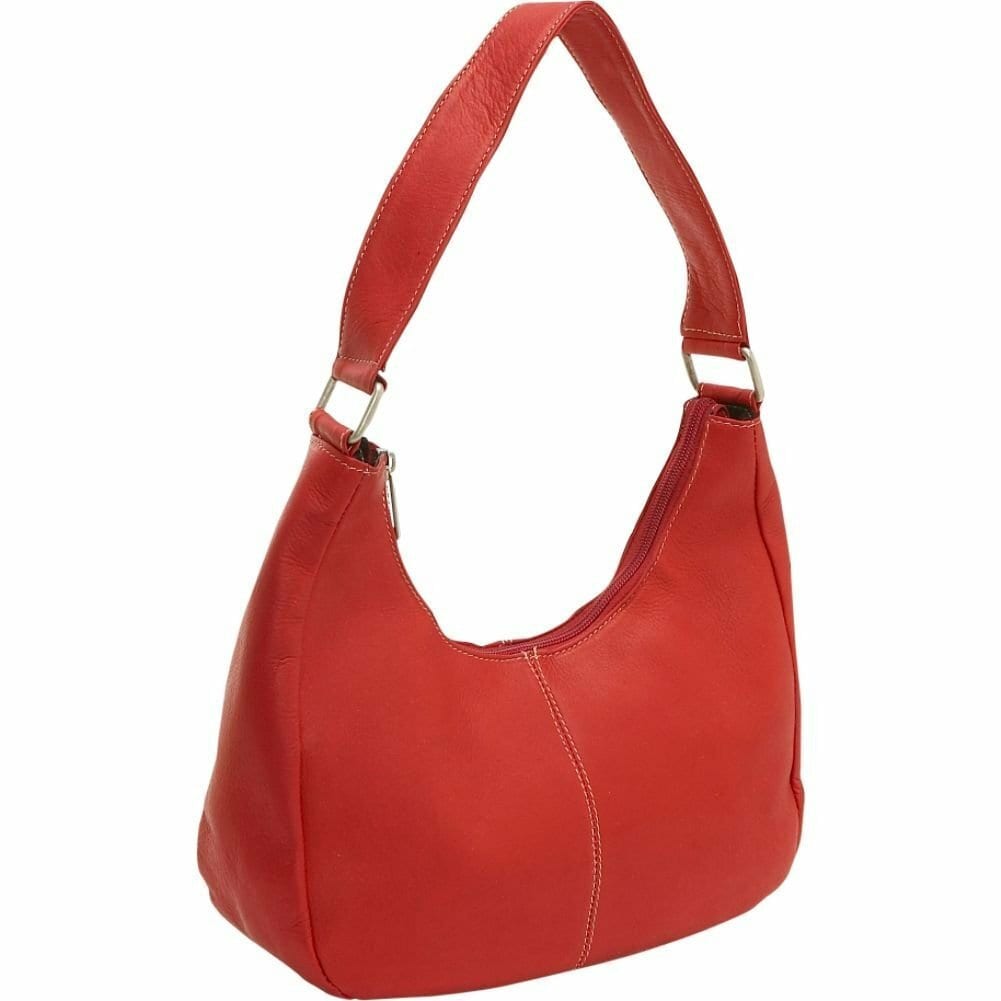 Le Donne Leather Classic Hobo Shoulder Bag Handbag Full Grain Colombian ...