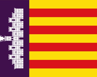 Sticker Mallorca Flag