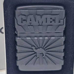 Vintage Zippo Camel ZIPGUARD 2000 2 Sided graphics, Black, Sealed
