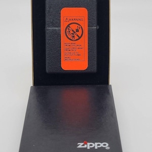 1994 Zippo Camel Herd Black Crackle Brass Raised Emblem Sealed image 4