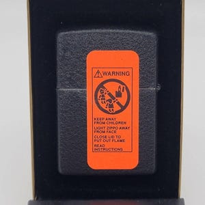 1994 Zippo Camel Herd Black Crackle Brass Raised Emblem Sealed image 3