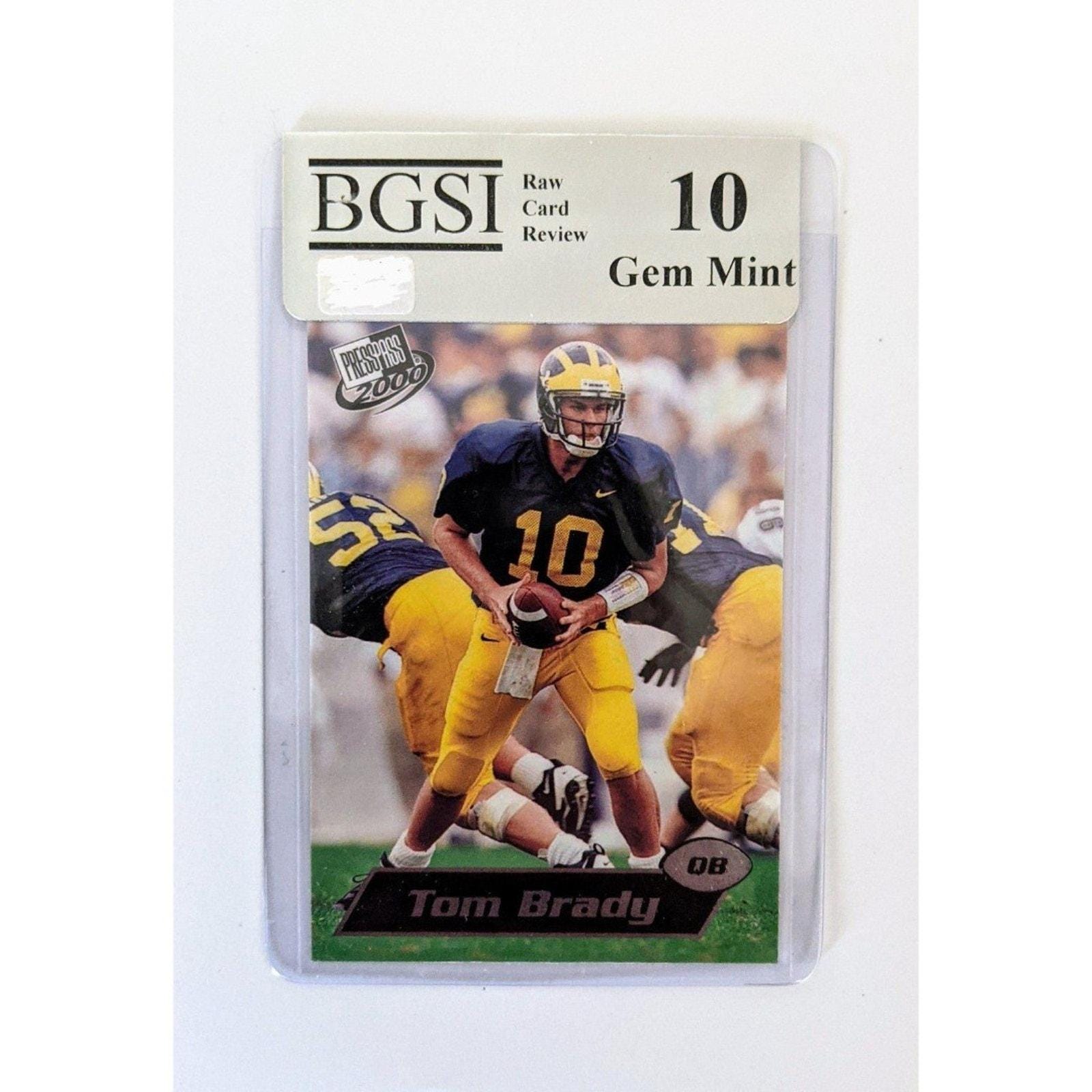 Tom Brady Rookie Card Graded - Etsy