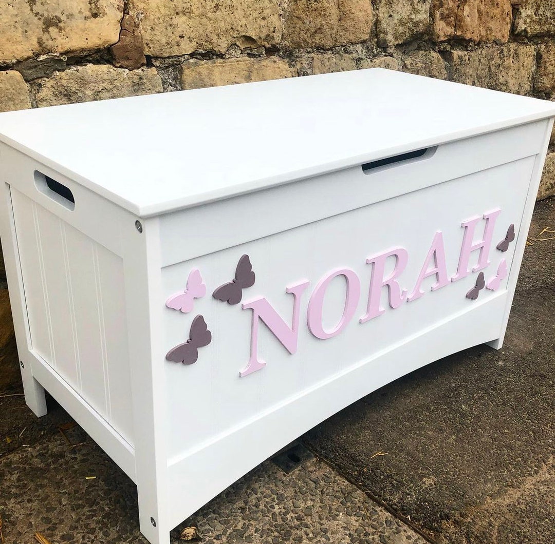 Large Personalised Toy Box 80cm Etsy UK