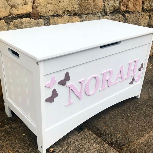 Personalised Toy Box Custom Bespoke Wooden Toy Box Large - Etsy