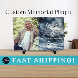 Memorial Gift In Loving Memory Gift Custom Photo Plaque Personalized Memorial Photo Memorial Keepsake Sympathy Christmas gift Memorialplaque