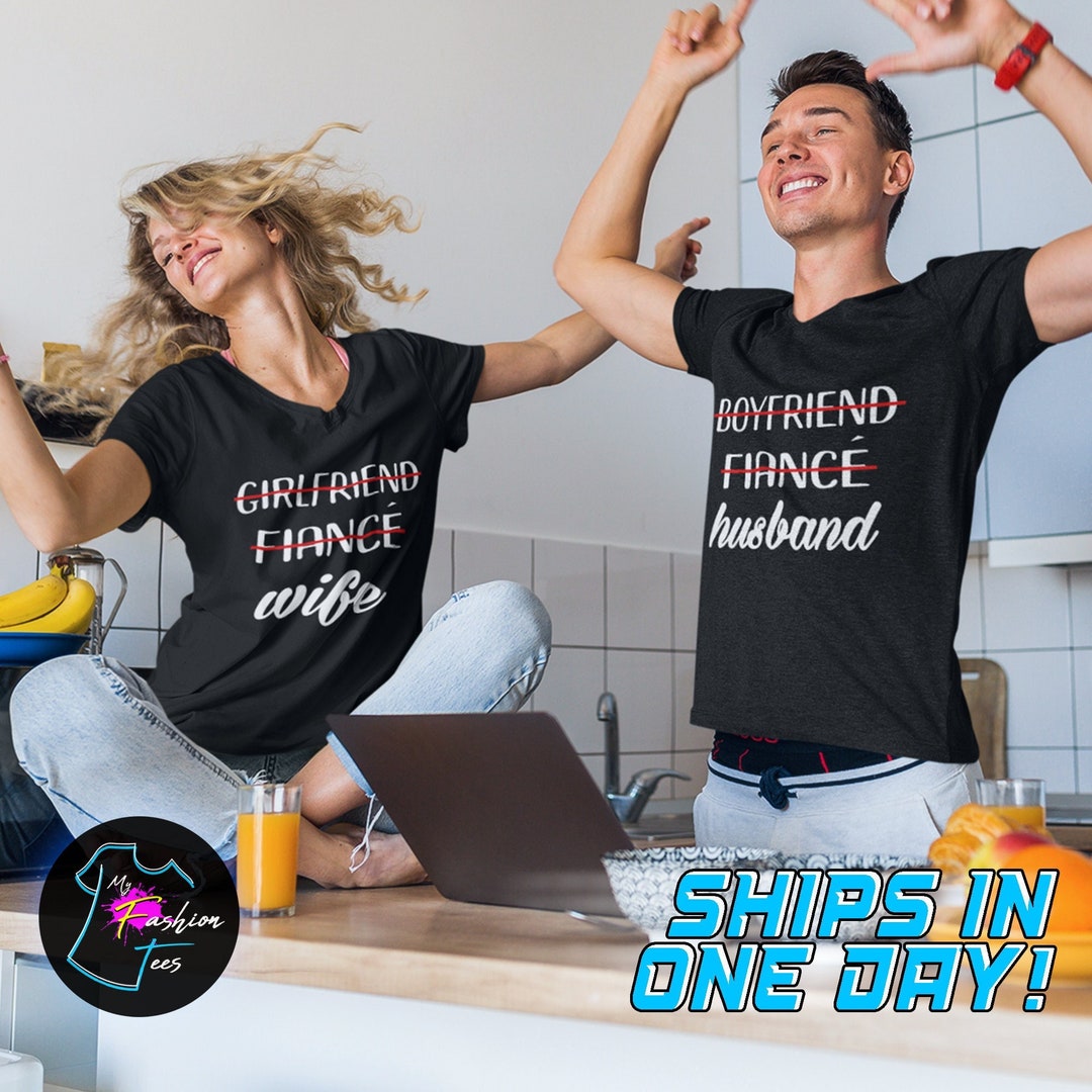 Funny Couple T-shirts for Husband and Wife, Just Married Shirts ...