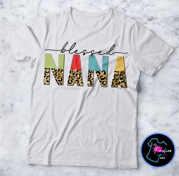 Womens Blessed Nana T-Shirt Cute Blessed Grandma Shirts Gifts Womens Blessed Nana T-Shirt Cute Blessed Grandma Shirts Gifts