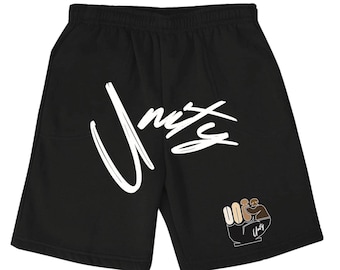 Unity Lounge Shorts, Black knit shorts,