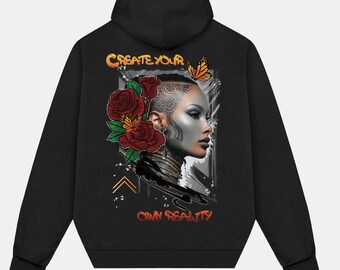 Create your own reality graphic t shirt, fashion design tee, art t shirt, unisex tee, unity collection,