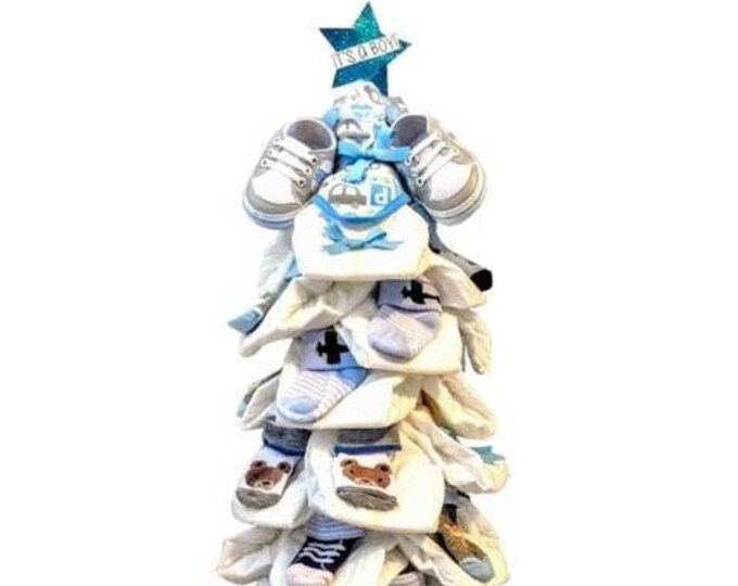 It's a Boy Diaper Tree - Etsy Australia